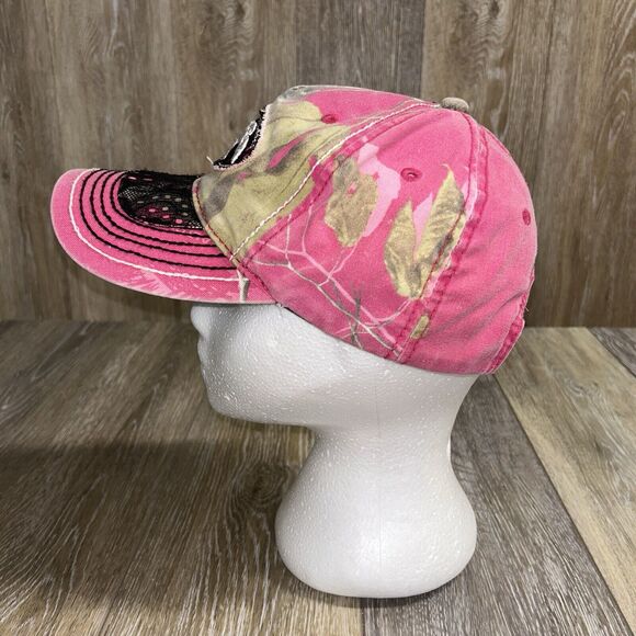 Duck Commander Trucker Hat Cap Pink Camo Strapback Adjustable Camouflage Outdoor - Picture 7 of 10